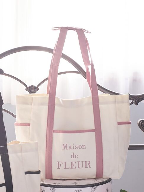 EC限定リボンハンドルマルチポケットトートバッグ|Maison de FLEUR