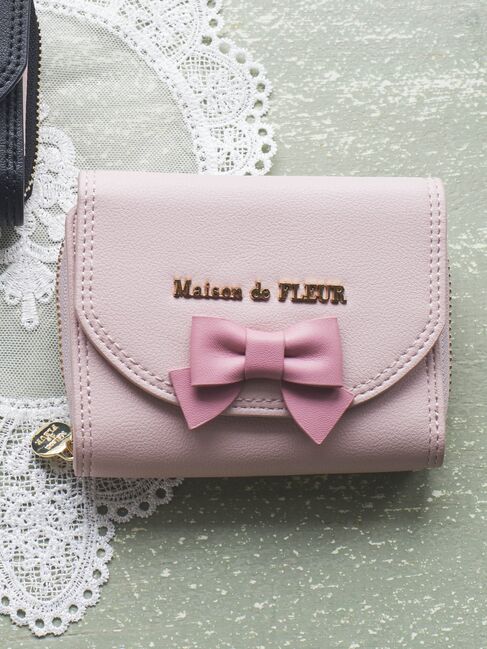 バイカラーリボンウォレット|Maison de FLEUR(メゾンドフルール)の通販