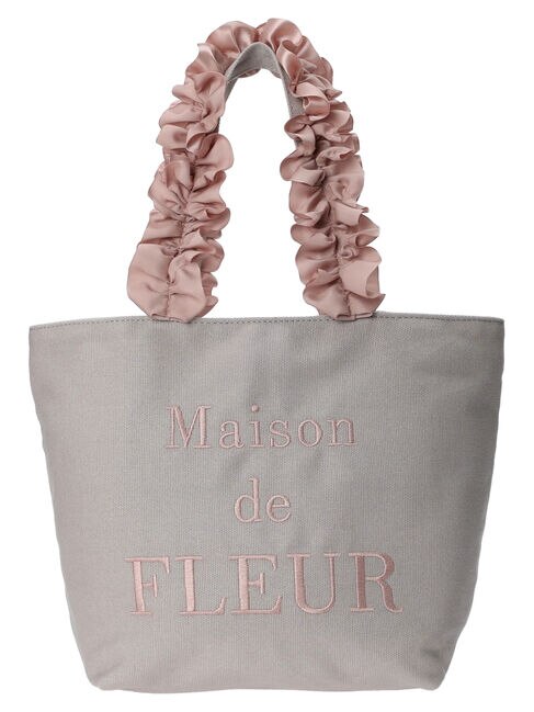 EC限定 帆布フリルハンドルトートバッグ|Maison de FLEUR(メゾンド