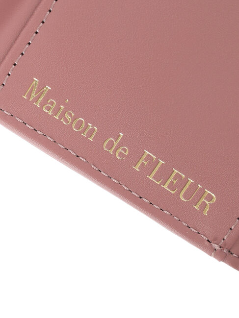ピンクFリボンウォレット|Maison de FLEUR(メゾンドフルール)の通販
