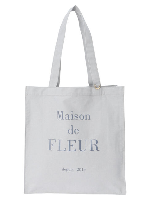 EC限定ブランドロゴプリントスクエアトートバッグ|Maison de FLEUR