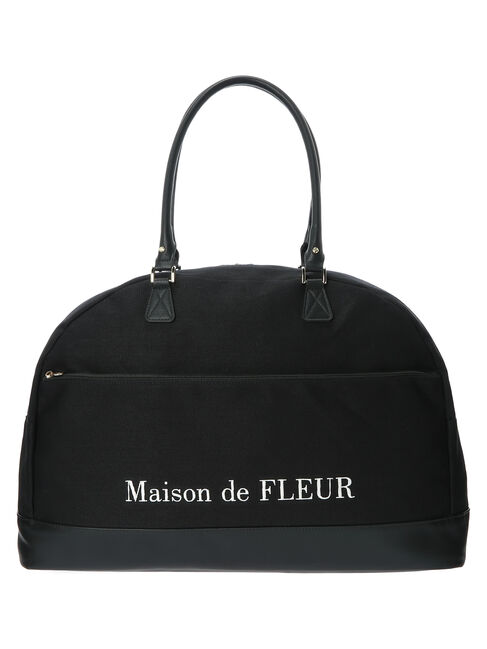 帆布合皮切り替えキャリーオンバッグ|Maison de FLEUR(メゾンド