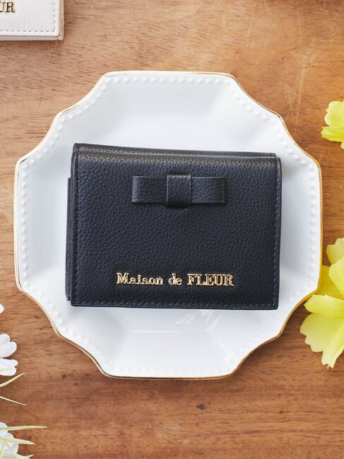 リボン折りポケットウォレット|Maison de FLEUR(メゾンドフルール)の 