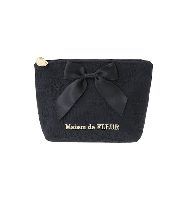 モテ系ファッションメンズ|【メゾンドフルール/Maison de FLEUR】 レースリボンポーチ