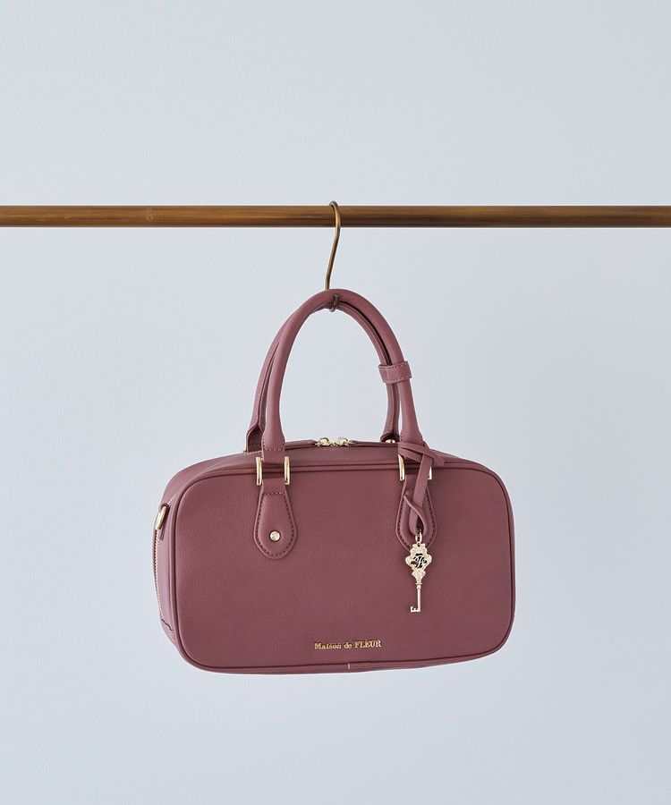 メゾン ド フルール Maison de FLEUR ブランドロゴフリルハンドルトートMバッグ （ブラック） - ファッション通販  MAGASEEK(マガシーク)