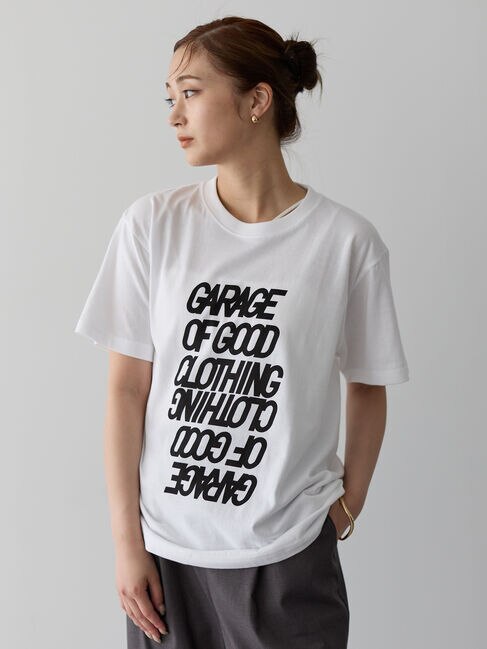 ダブルビッグロゴ半袖Tシャツ|GARAGE OF GOOD CLOTHING(ガレージ オブ