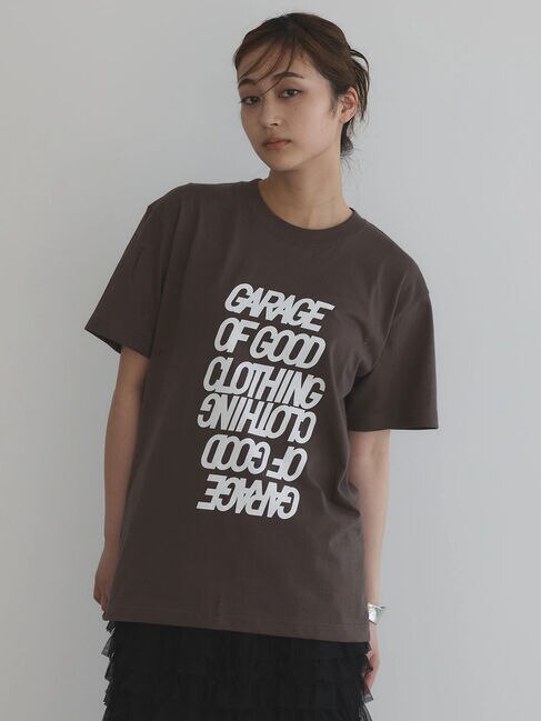 ダブルビッグロゴ半袖Tシャツ|GARAGE OF GOOD CLOTHING(ガレージ オブ