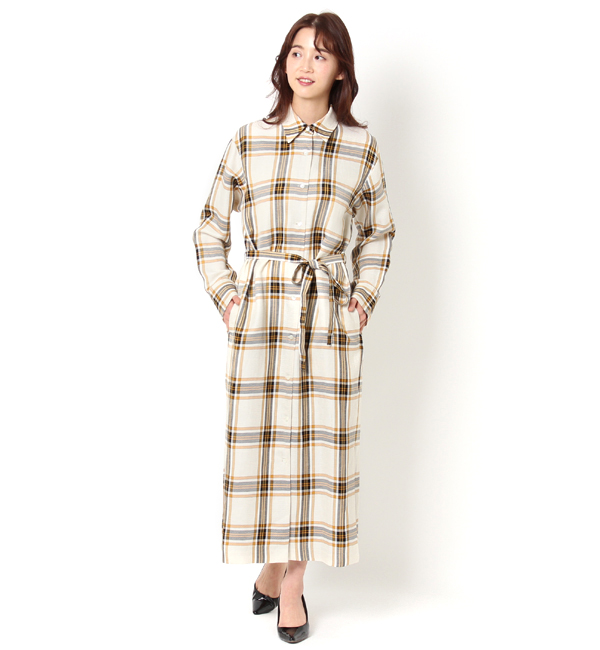 リオペルチェックシャツワンピース Allureville アルアバイル の通販 アイルミネ