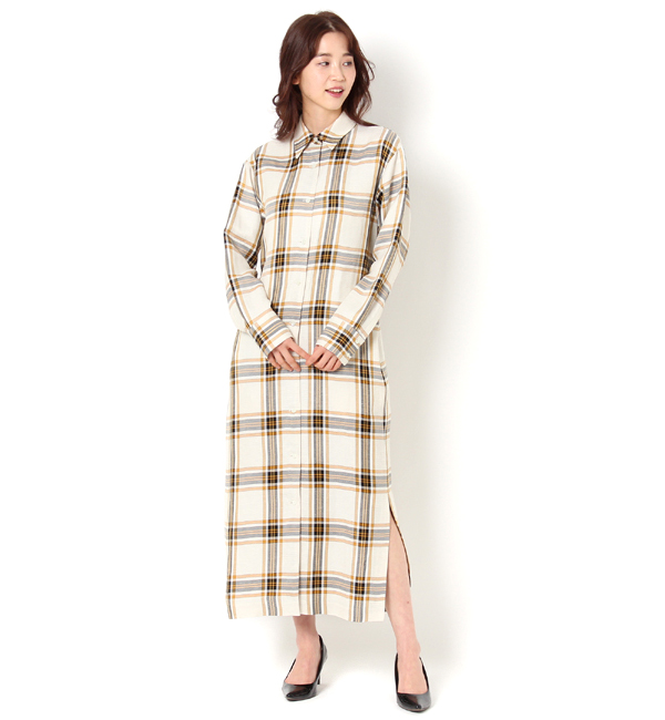 リオペルチェックシャツワンピース Allureville アルアバイル の通販 アイルミネ
