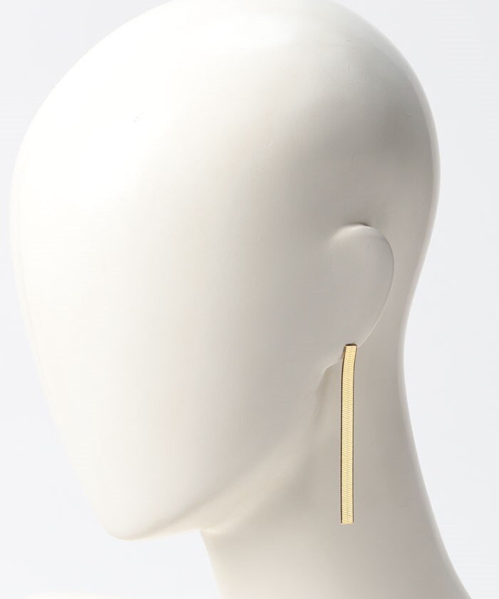 Saskia Diez(サスキアディッツ)】 FLUID EARRINGS SHORT GOLD