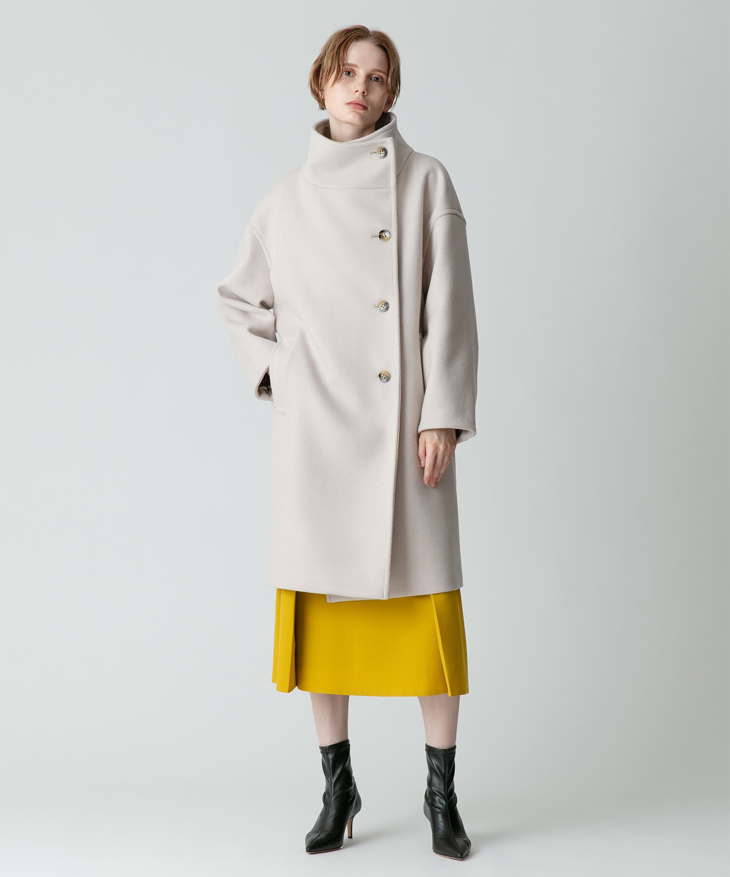 acne studios ファネルネックコート