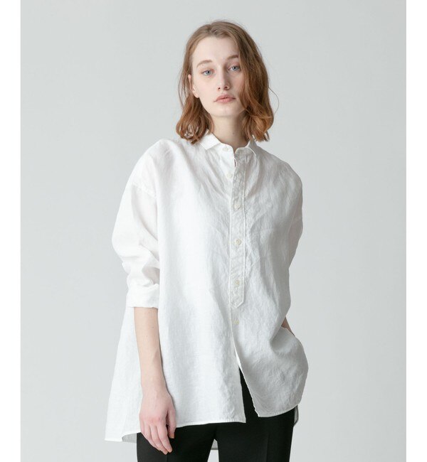 TICCA(ティッカ)】 LINEN SQUARE BIG SHIRT|allureville(アルアバイル ...