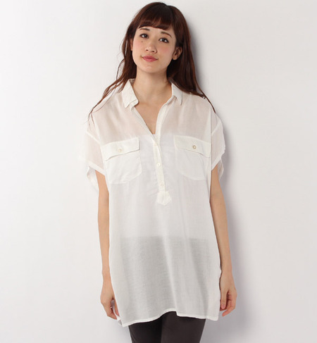 ＤＥＮＩＭプリントチュニックシャツ