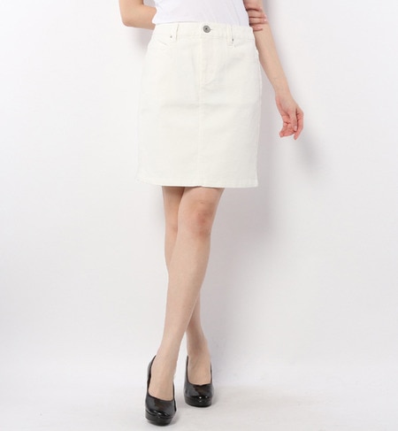 cotton corting white denim SK