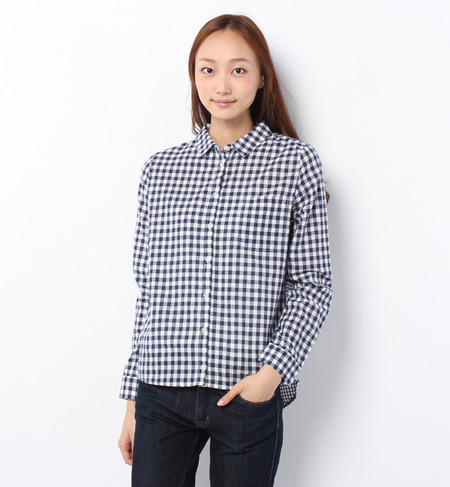Sugar Rose / ginghum check shirt