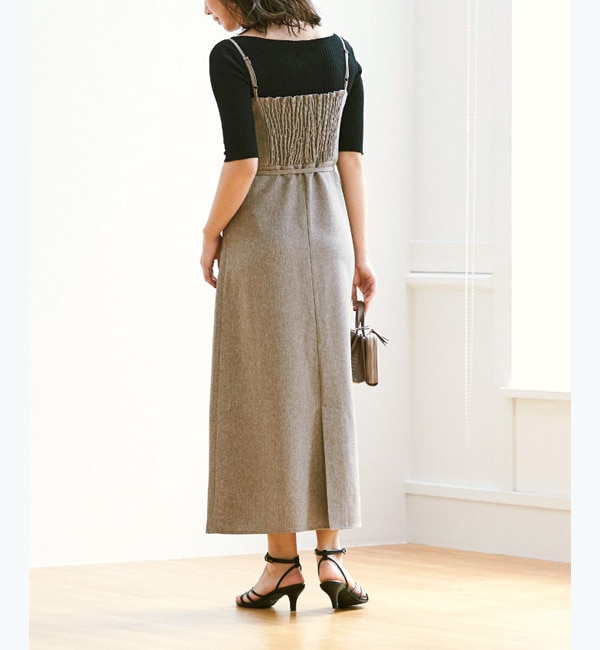 CLANE - 【美品】CLANE TURTLE MAXI ONE PIECE リブ マキシ丈の+