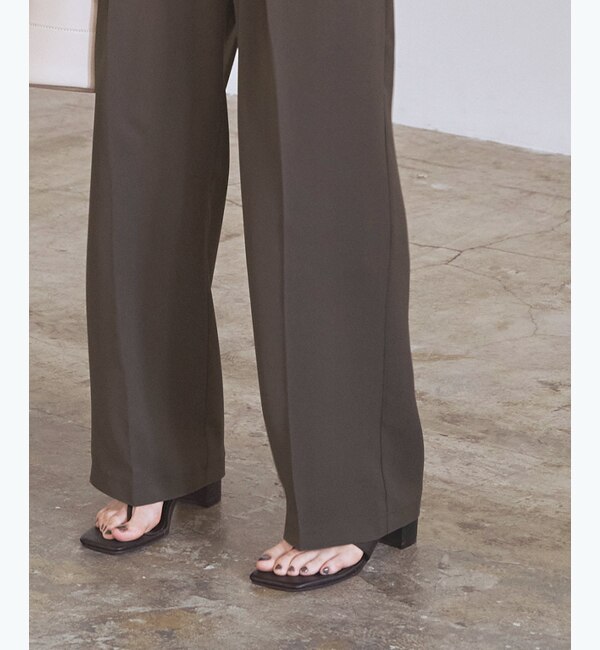 特別送料無料！】 新品 zoe ゾーイ beach trouser pants ブラック