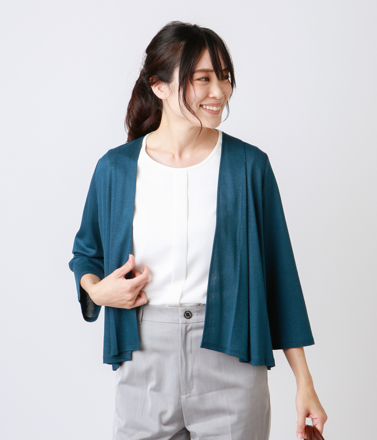 ボレロカーディガン インナーブラウス きちんと見えアンサンブル Newyorker ニューヨーカー の通販 アイルミネ