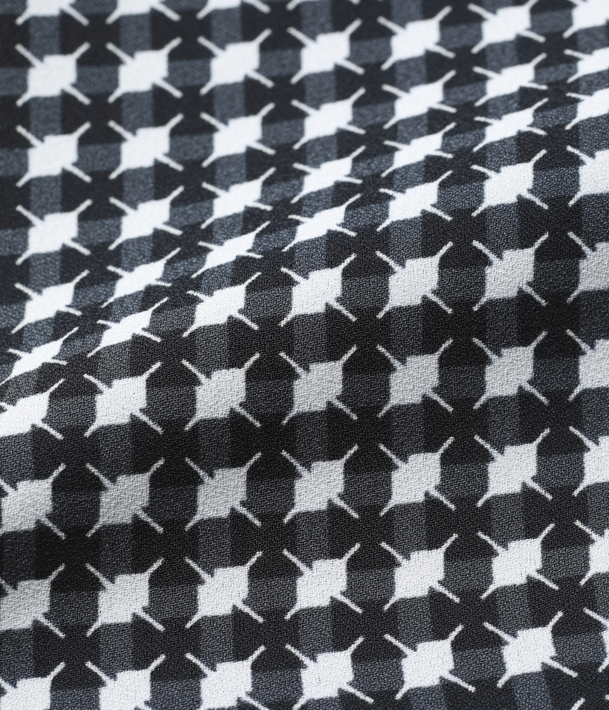 ジオメトリックチェックプリント ハイネック7分袖ワンピース Newyorker ニューヨーカー の通販 アイルミネ