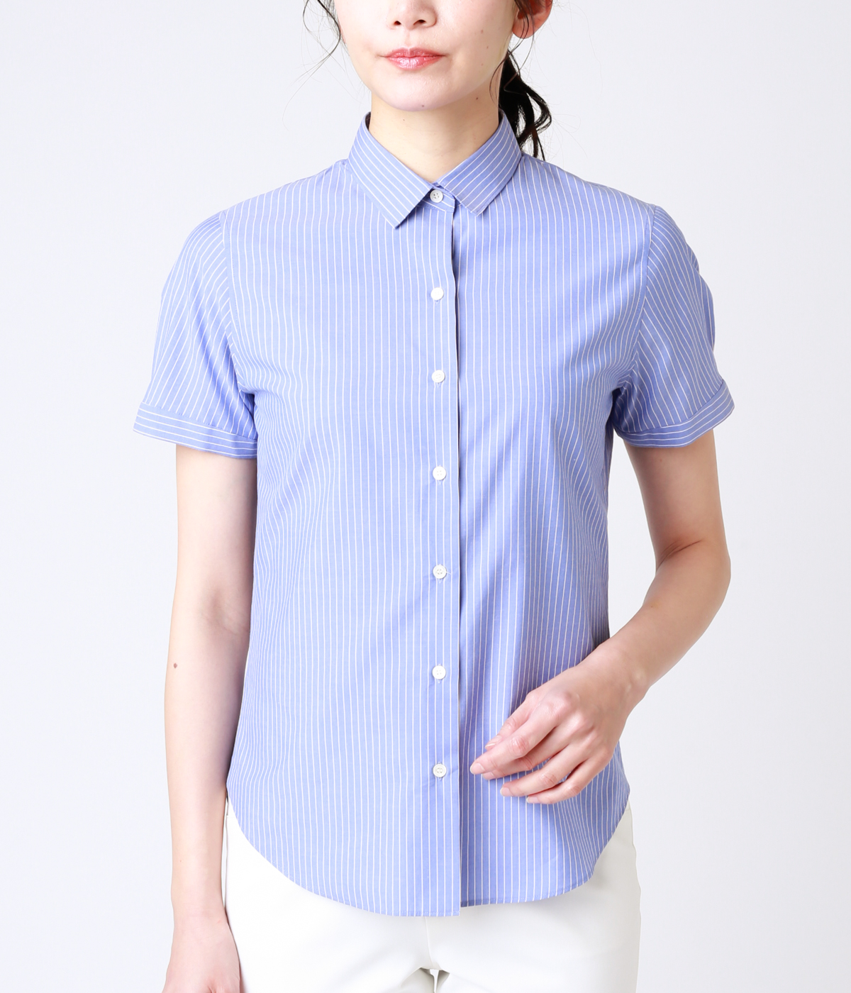 ストライプ半袖シャツ スーツインナー対応 Newyorker ニューヨーカー の通販 アイルミネ