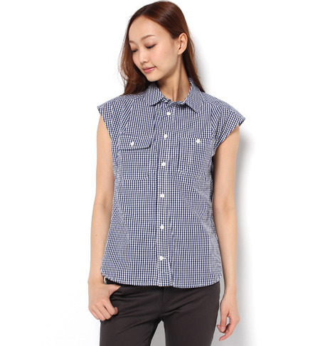 ギンガムチェックシャツ