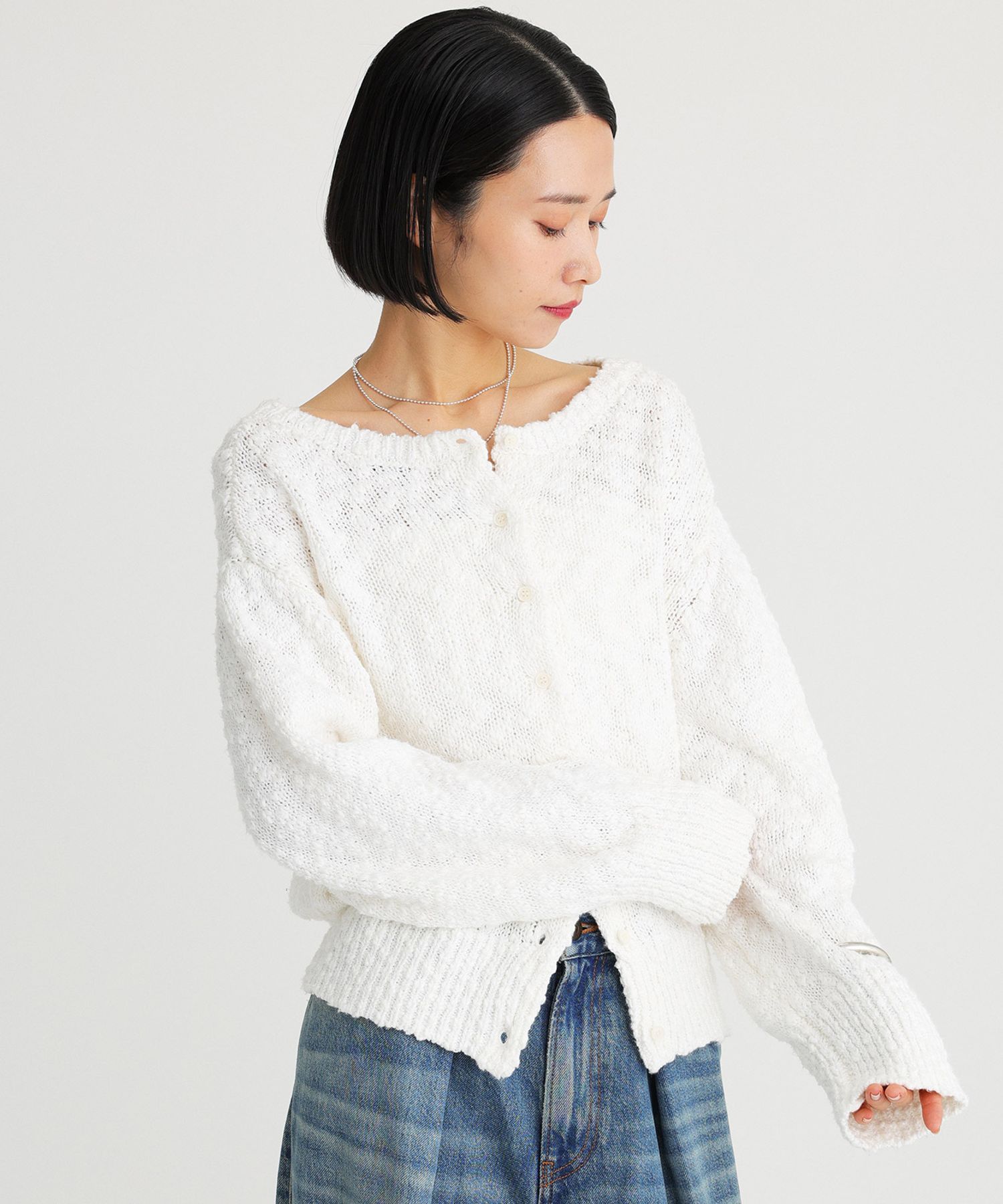 FOXカシミヤニットプルオーバー | [公式]バビロン（BABYLONE）通販