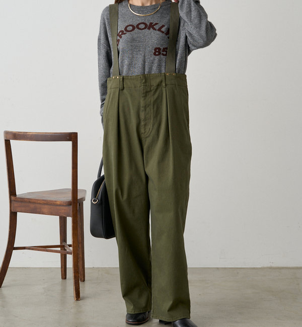 2サイズ展開】カーブシルエットコットンリネンデニムパンツ|PUAL