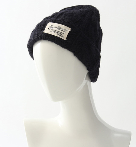 ケーブルニット帽