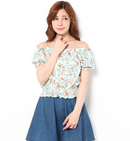 リゾートなブラウス