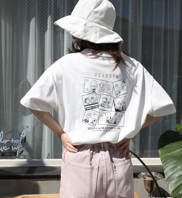 スヌーピー バックプリントｔシャツ One After Another Nice Claup ワンアフターアナザー ナイスクラップ の通販 アイルミネ