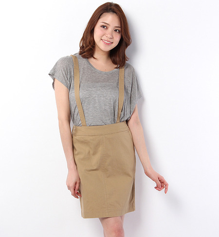 ストレッチサス付スカート