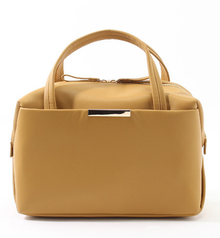 配色ボストンバッグ