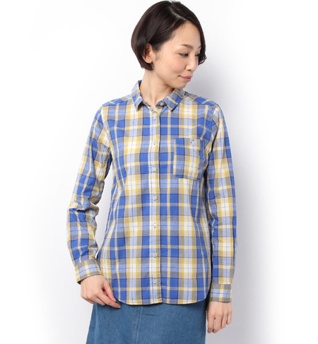 ブロードチェック柄シャツ