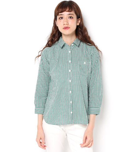 ブロードギンガムシャツ