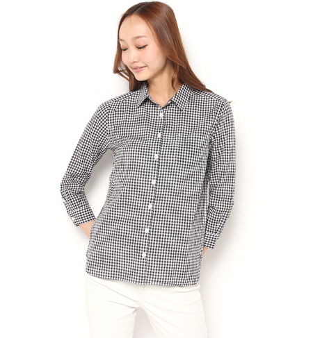 ローンギンガムシャツ