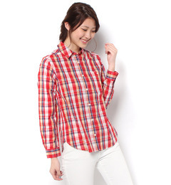 【テチチ/Te chichi】 綿先染めチェックシャツ [3000円(税込)以上で送料無料]