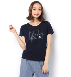【テチチ/Te chichi】 プリント半袖Ｔシャツ（パリプラージュ） [3000円(税込)以上で送料無料]