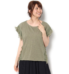 【テチチ/Te chichi】 フリンジレースプルオーバー [3000円(税込)以上で送料無料]