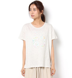 【テチチ/Te chichi】 フラワーロゴＴシャツ [3000円(税込)以上で送料無料]