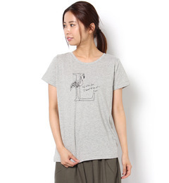 【テチチ/Te chichi】 ＬフラミンゴＴシャツ [3000円(税込)以上で送料無料]