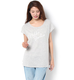 【テチチ/Te chichi】 プリントＴ（スマイルロゴ） [3000円(税込)以上で送料無料]