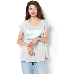 【テチチ/Te chichi】 転写プリントＴ（鳥） [3000円(税込)以上で送料無料]