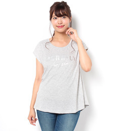 【テチチ/Te chichi】 ロゴ箔プリントＴシャツ [3000円(税込)以上で送料無料]