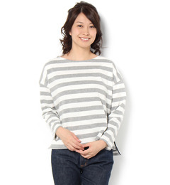 【テチチ/Te chichi】 天竺ボーダーワイドプルオーバー [3000円(税込)以上で送料無料]