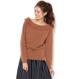 【テチチ/Te chichi】 折り返し衿プルオーバー [3000円(税込)以上で送料無料]