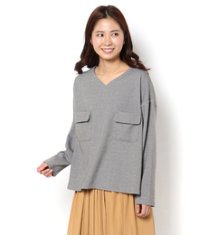 【テチチ/Te chichi】 ポンチWポケットプルオーバー [3000円(税込)以上で送料無料]