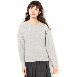【テチチ/Te chichi】 求心編みプルオーバー [3000円(税込)以上で送料無料]