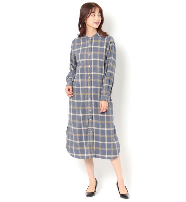 ネルチェックシャツワンピース Ls Te Chichi テチチ の通販 アイルミネ ネルチェックシャツワンピース Ls Te Chichi テチチ の通販 アイルミネ
