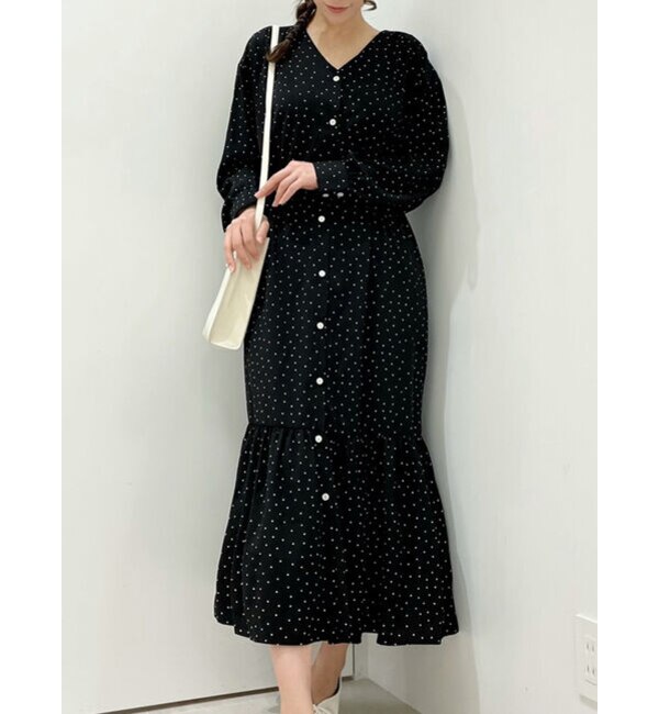 ドット前開きティアードワンピース Te Chichi テチチ の通販 アイルミネ ドット前開きティアードワンピース Te Chichi テチチ の通販 アイルミネ