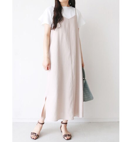 リネンライクキャミワンピース Te Chichi テチチ の通販 アイルミネ リネンライクキャミワンピース Te Chichi テチチ の通販 アイルミネ